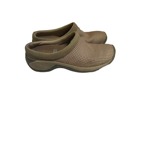 Merrell Encore Breeze 2 Deep Tan slip on Mules womens 7.5 - Picture 1 of 12